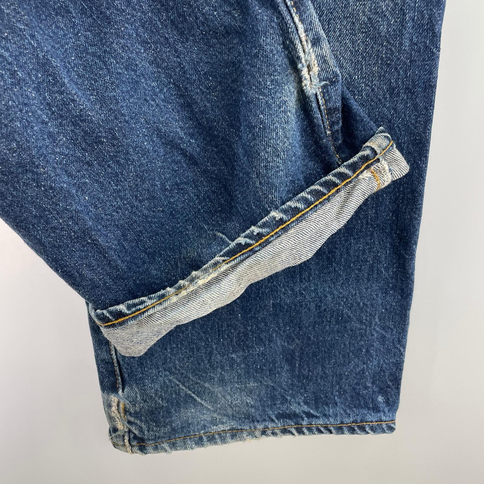 デニムパンツ 復刻 501XX 1955年モデル ビッグE 33 ブルー