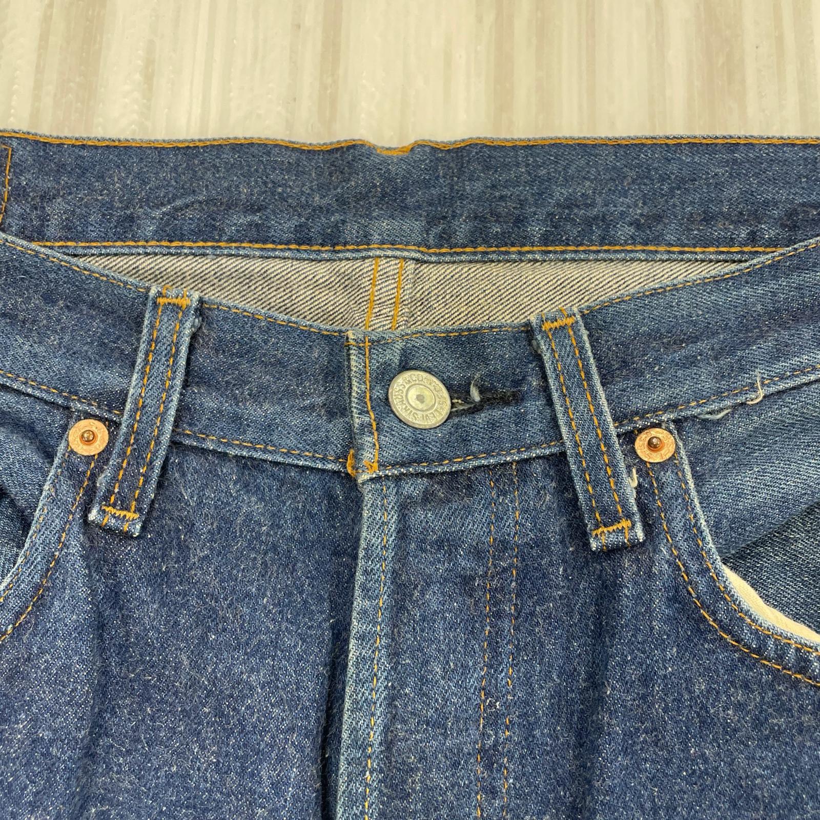 デニムパンツ 501XX 90s ビッグE 110周年モデル 33 ブルー