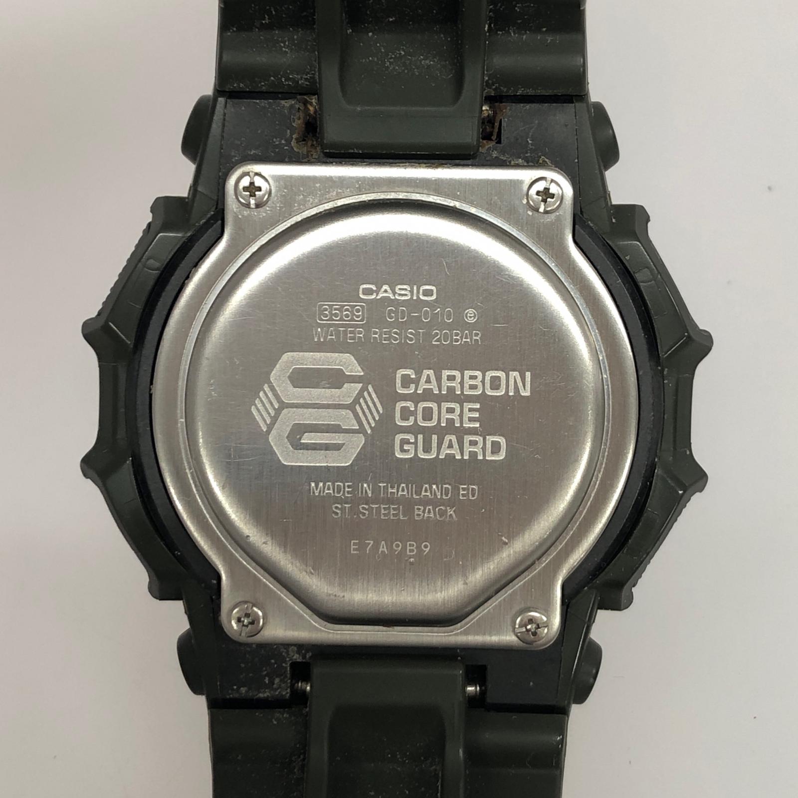 腕時計 GD-010-1JF/デジタル クォーツ/カーキ