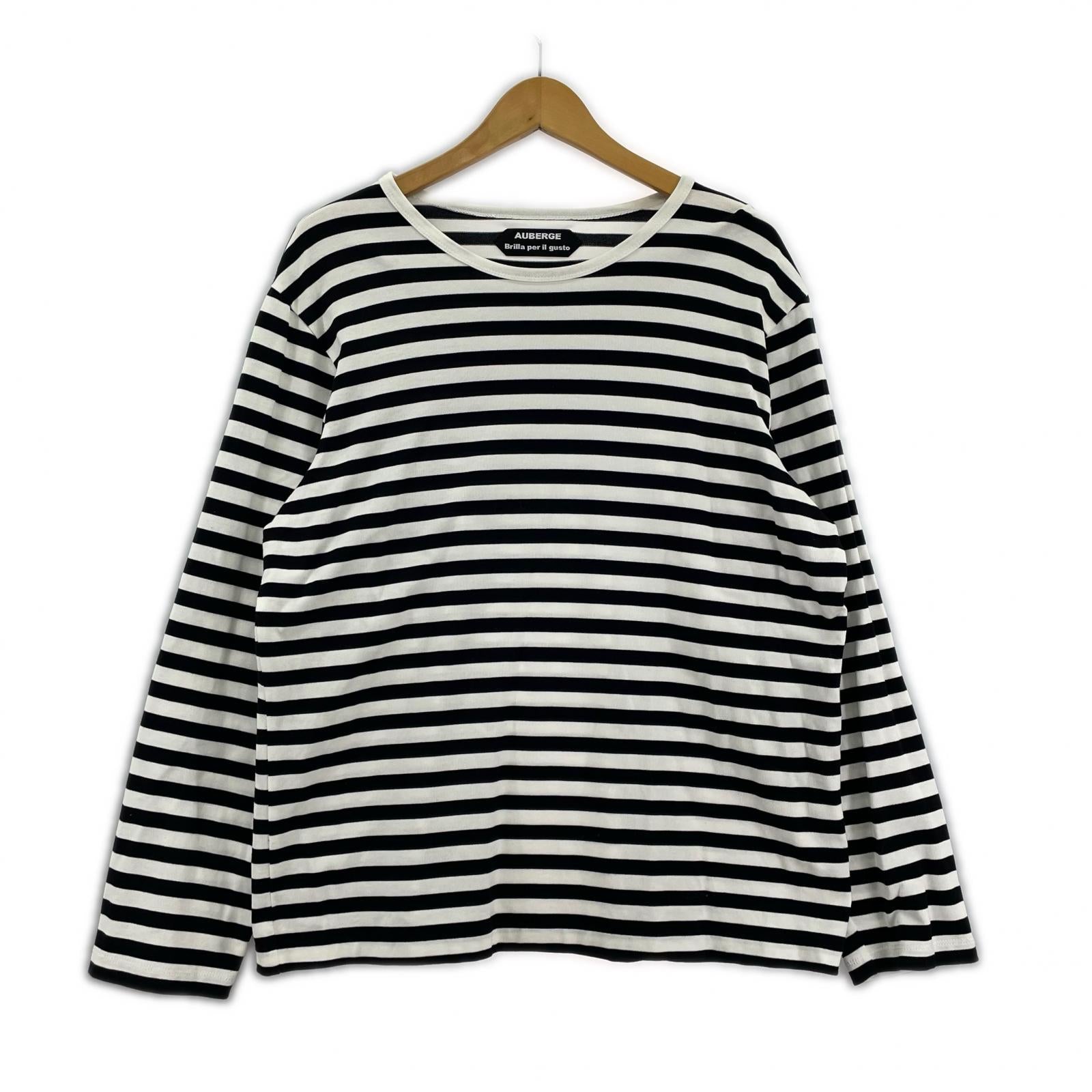 長袖Tシャツ ×AUBERGE/COCO ボーダー/40 40