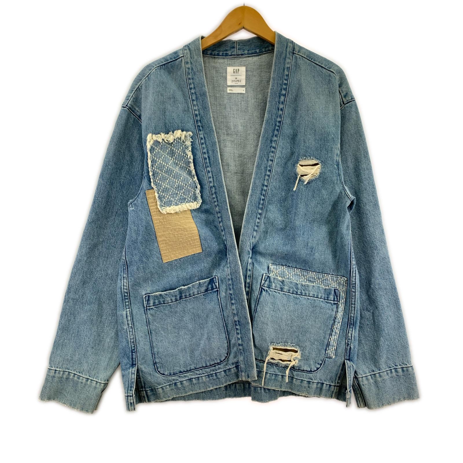 デニムジャケット ×UNITED ARROWS/着物デニム JKT/S S ブルー