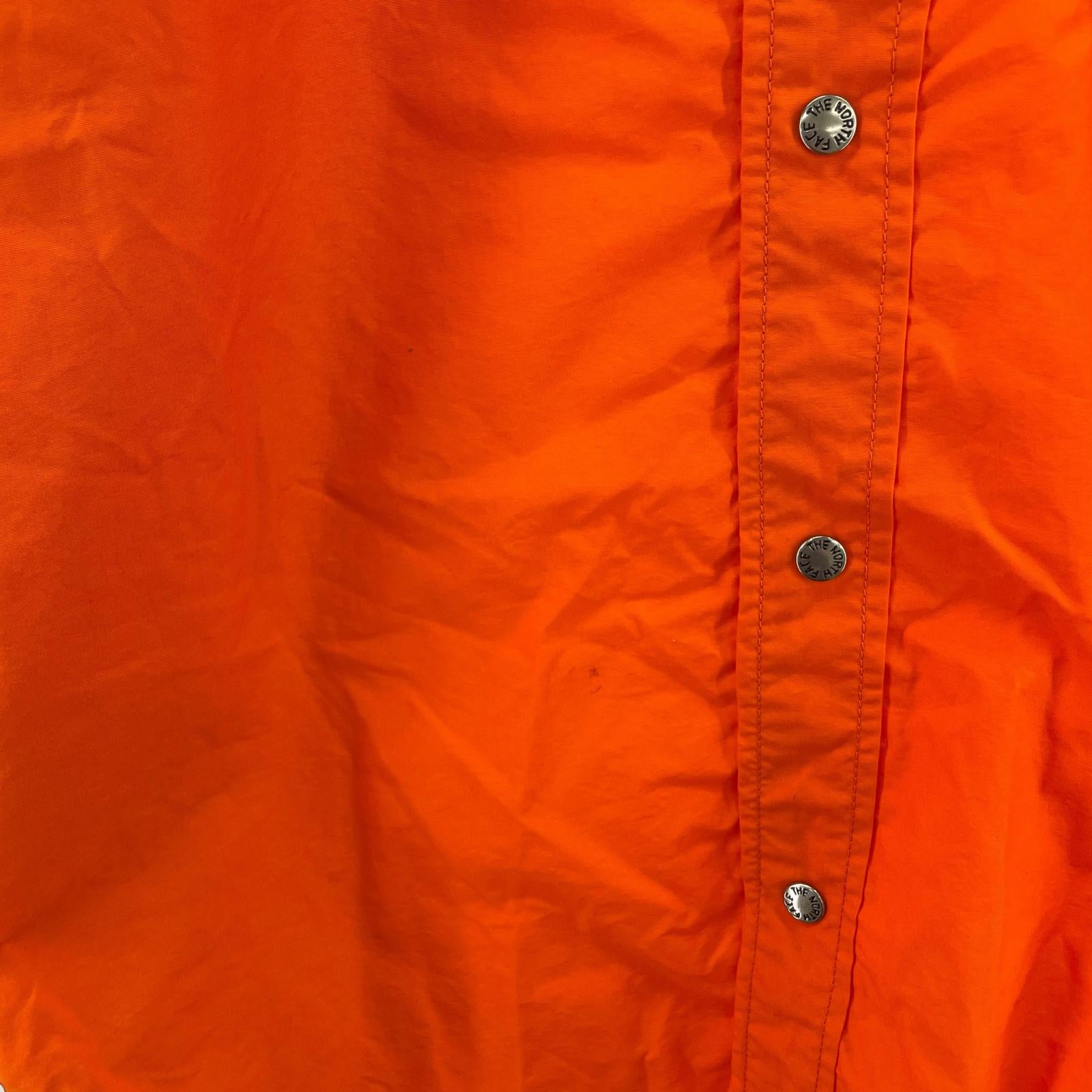 長袖シャツ Nuptse Shirt/L/オレンジ ブラック/NR11961 L