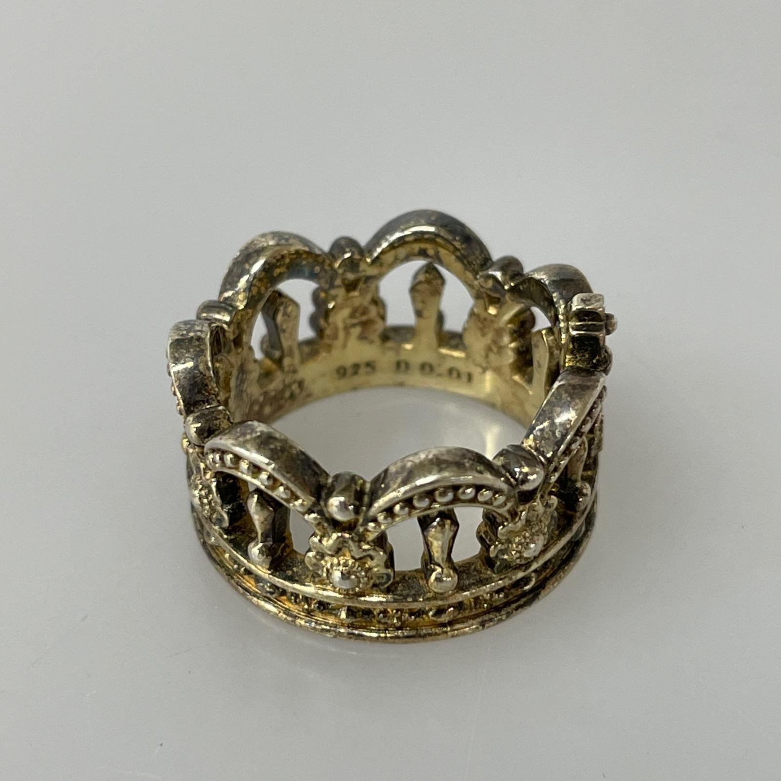 リング・指輪 VERONA Ring GOLD FINISH DIAMOND 925 ゴールド