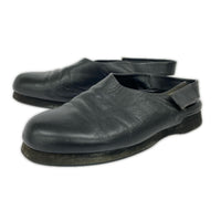 シューズ Yohji Yamamoto×+NOIR レザーサンダル ブラック
