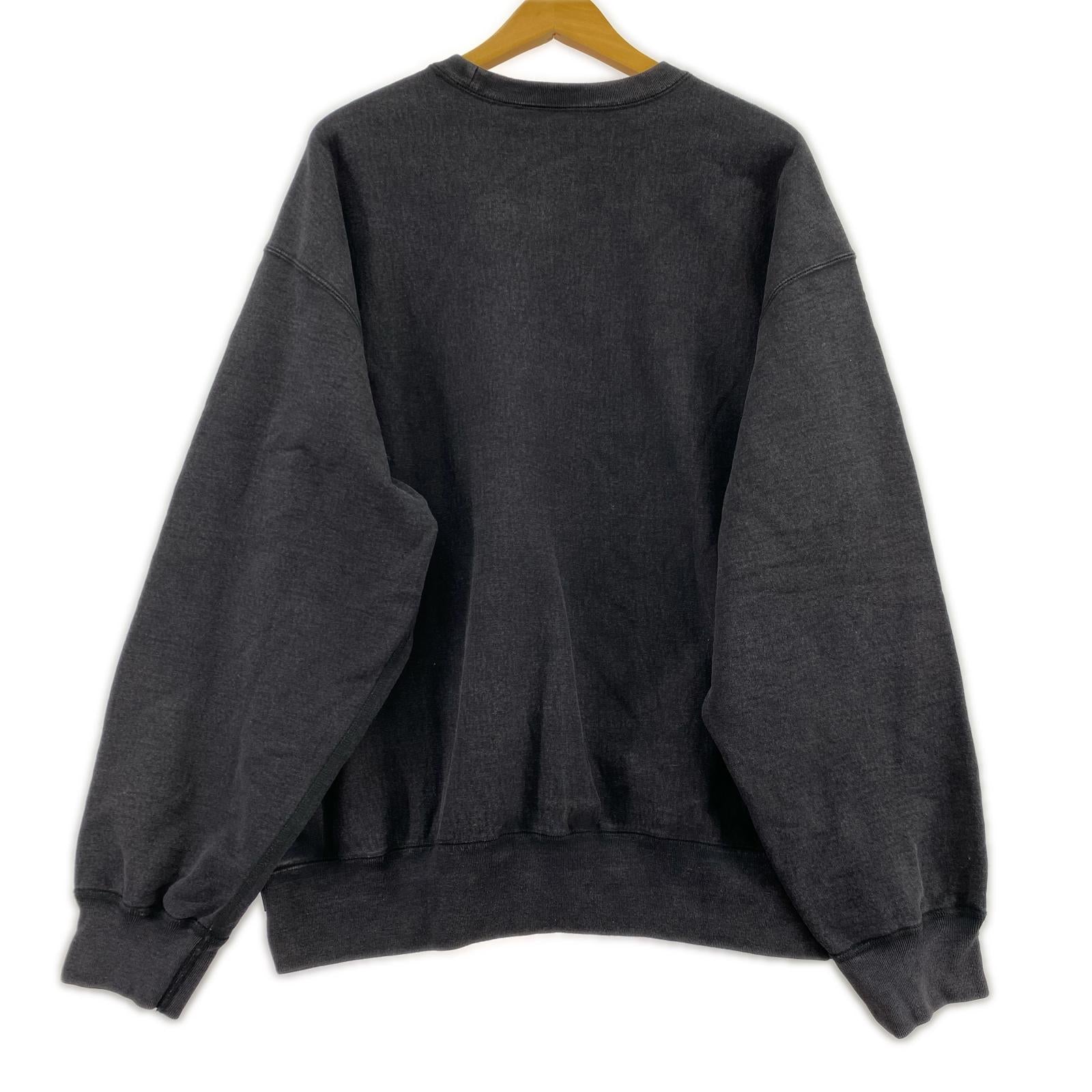 スウェット 25SS Washed Box Logo Crewneck BLK L ブラック