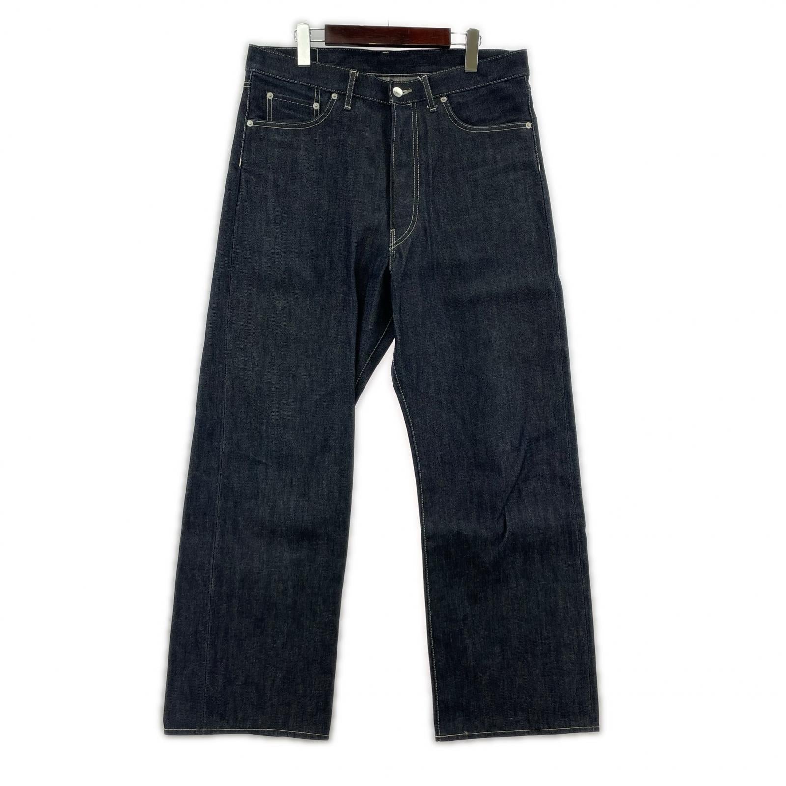 デニムパンツ Selvage Denim Wide Straight 3 ネイビー