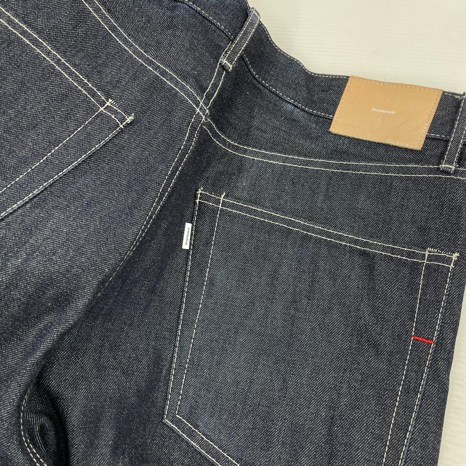 デニムパンツ Selvage Denim Wide Straight 3 ネイビー