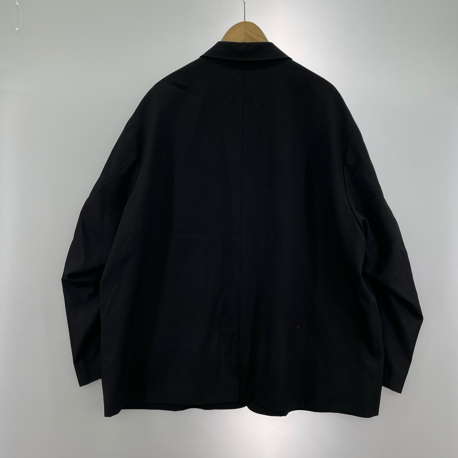 テーラードジャケット selvage wool jacket ブラック