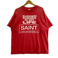 半袖Tシャツ SS TEE / ERUPTING / PINK RED S S レッド