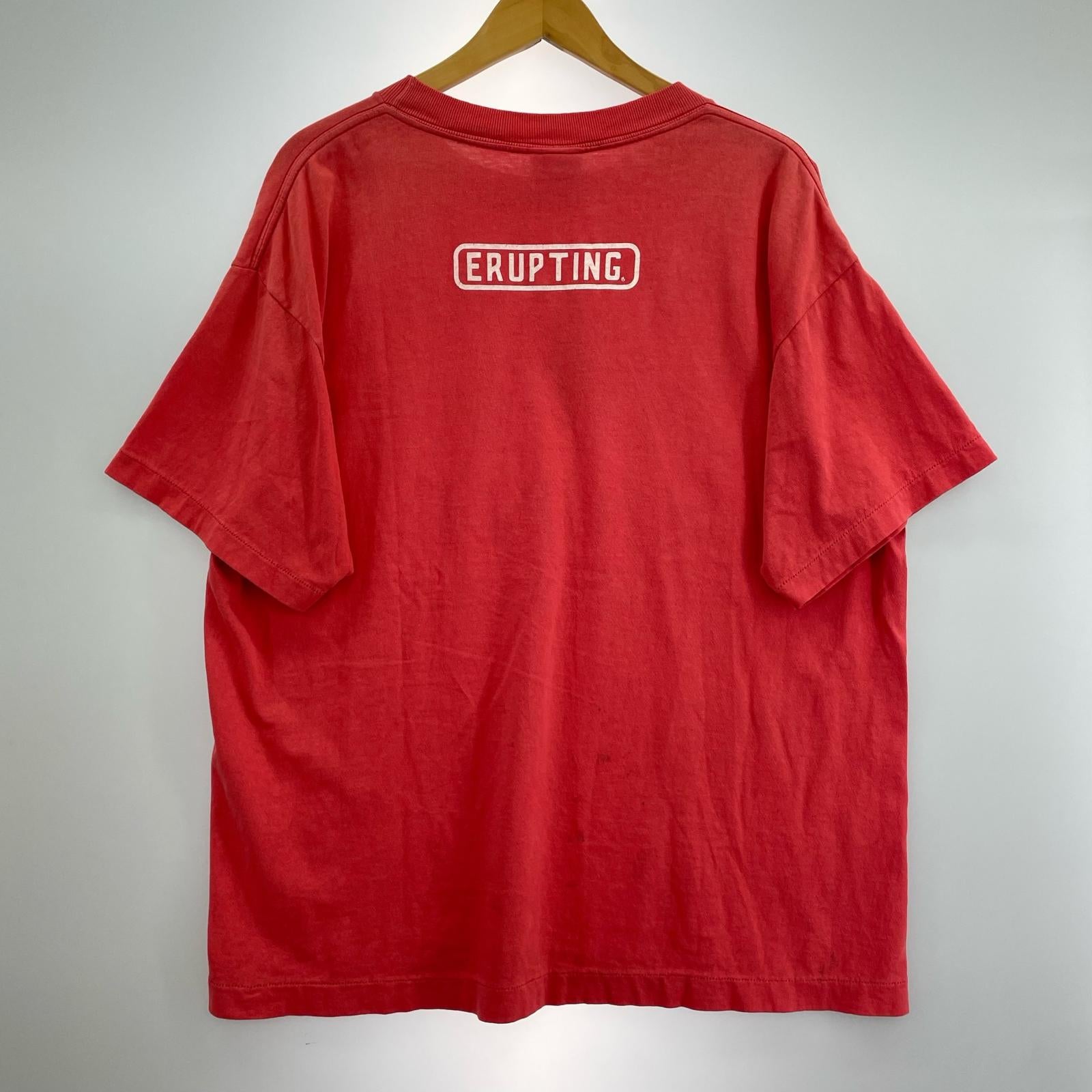 半袖Tシャツ SS TEE / ERUPTING / PINK RED S S レッド