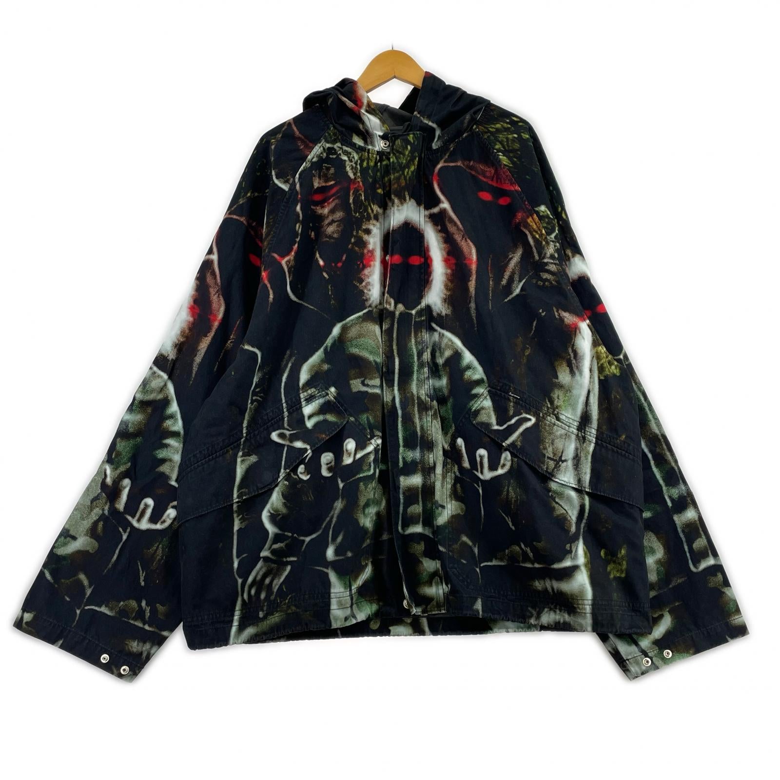 ジャケット Supreme 26SS Hooded Raglan Jacket Multi フーデットラグランジャケット XXL ブラック
