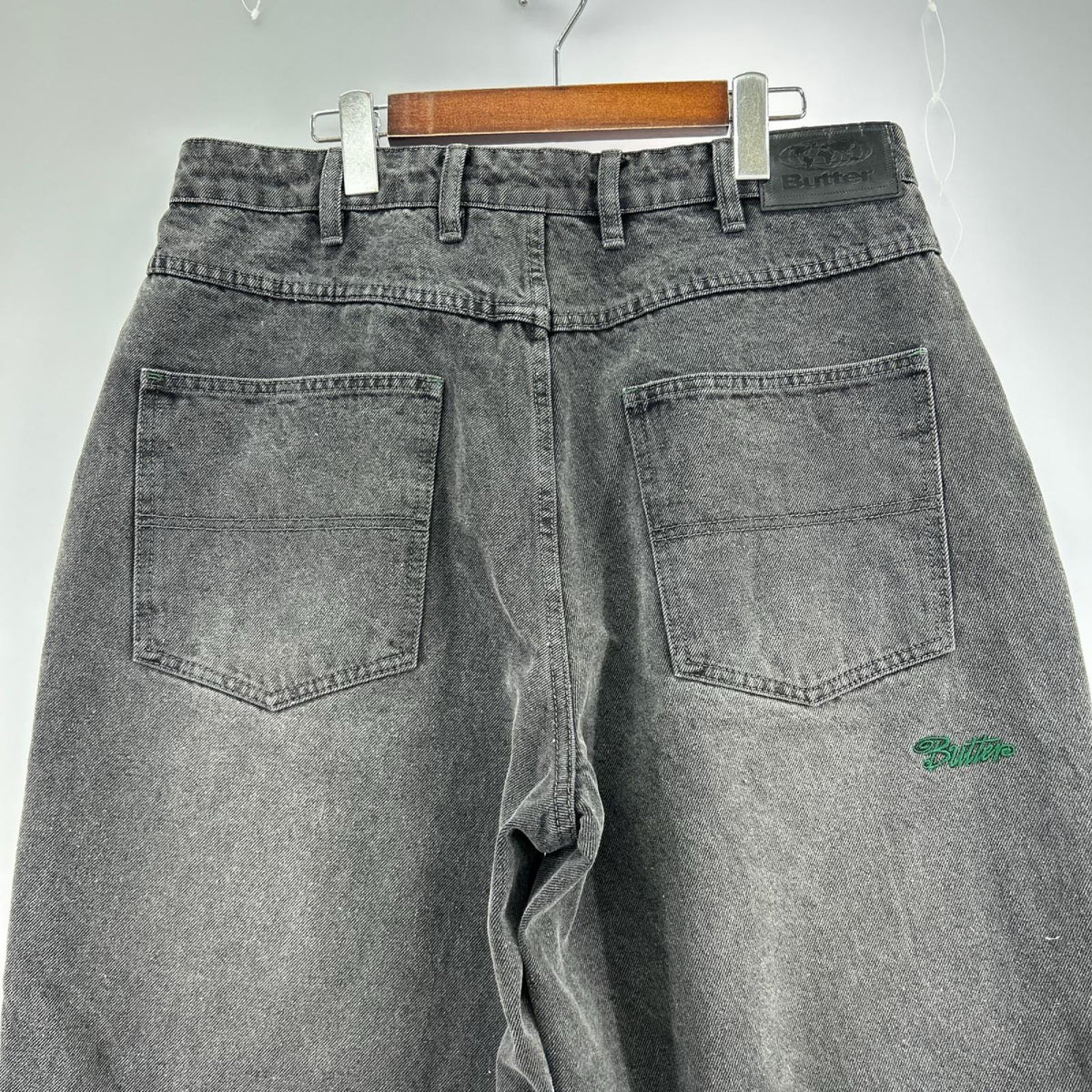 デニムパンツ Butter Goods バギーデニム ブラック