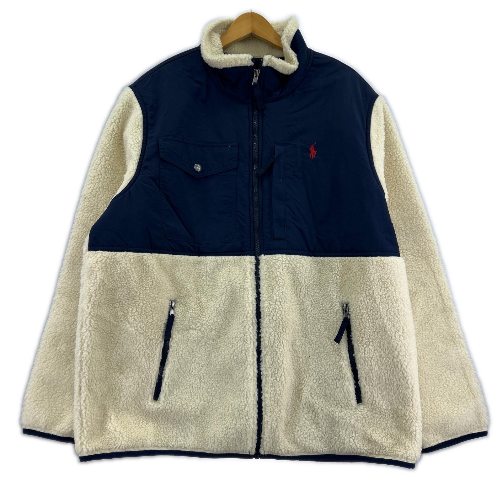 ブルゾン フリース NVY XL ネイビー