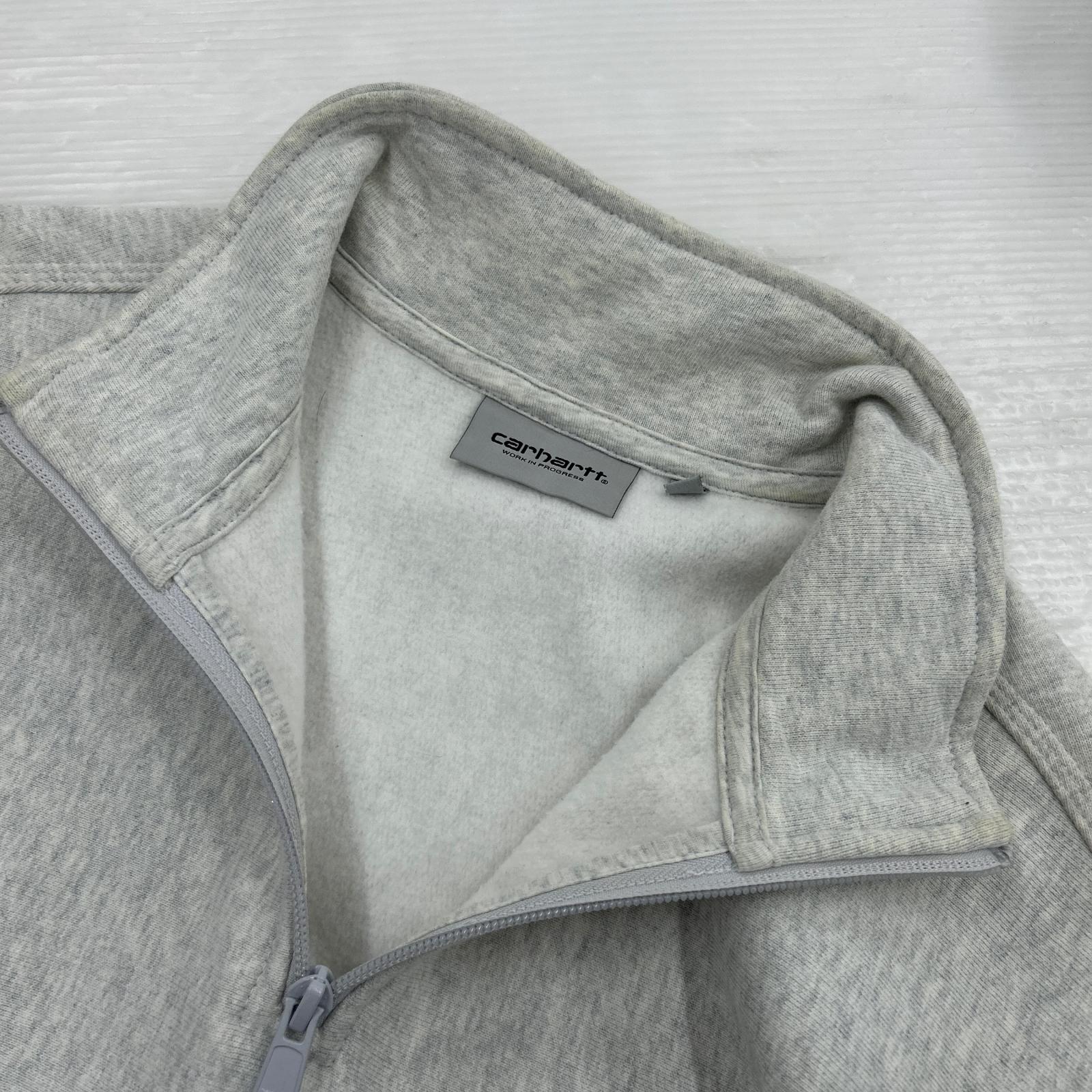 スウェット ハーフジップ GRY L L グレー