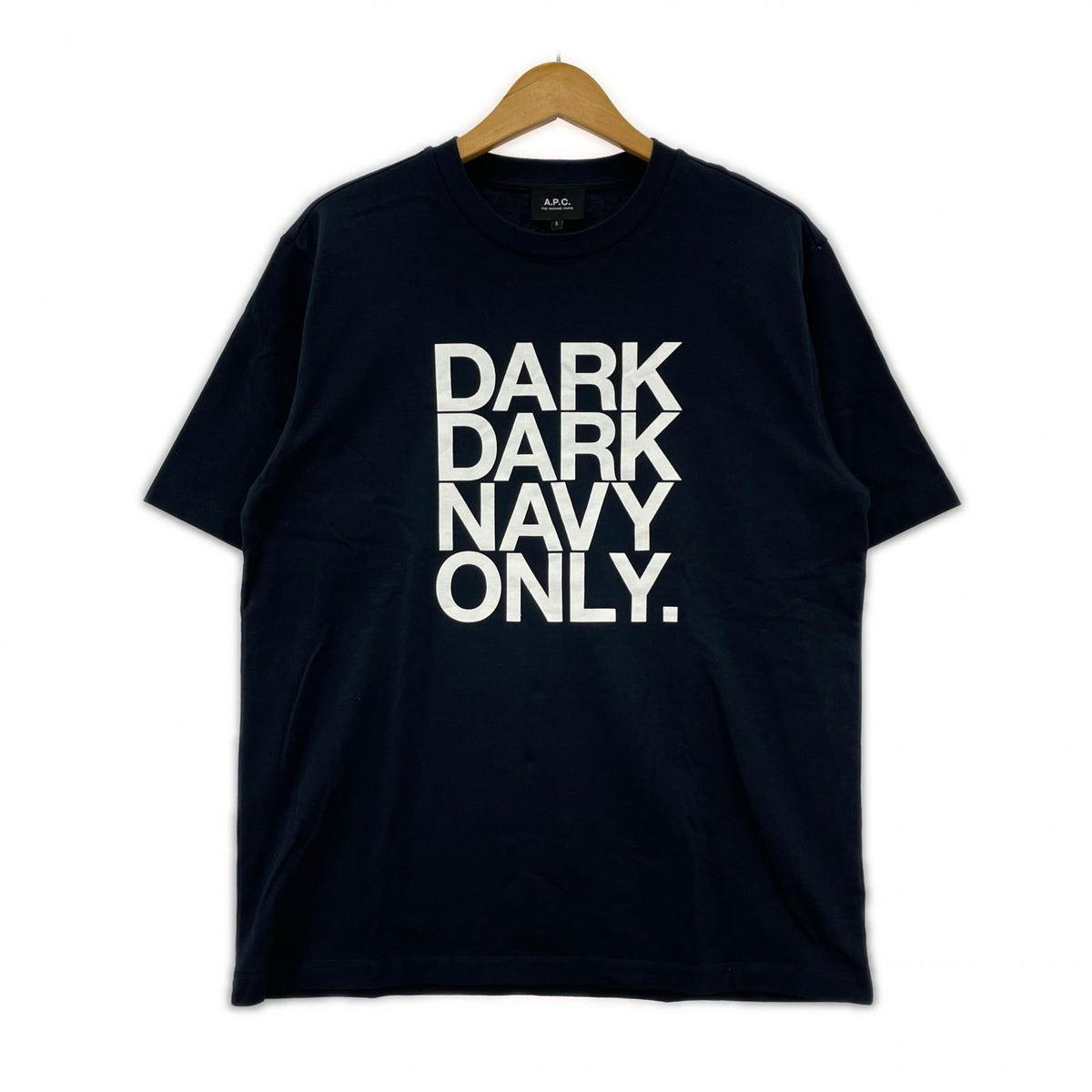 半袖Tシャツ MANCHES COURTES DARK DARK(S)ネイビー S
