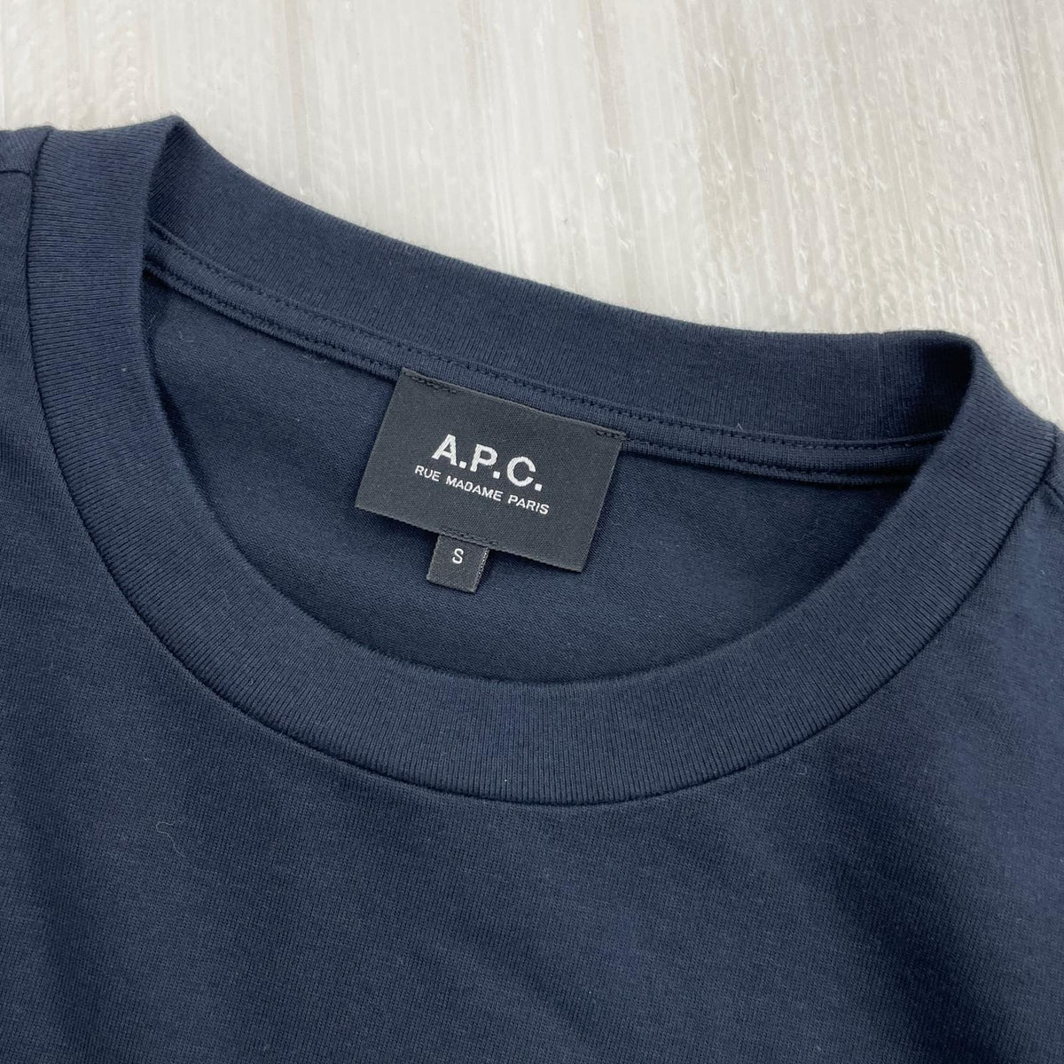半袖Tシャツ MANCHES COURTES DARK DARK(S)ネイビー S