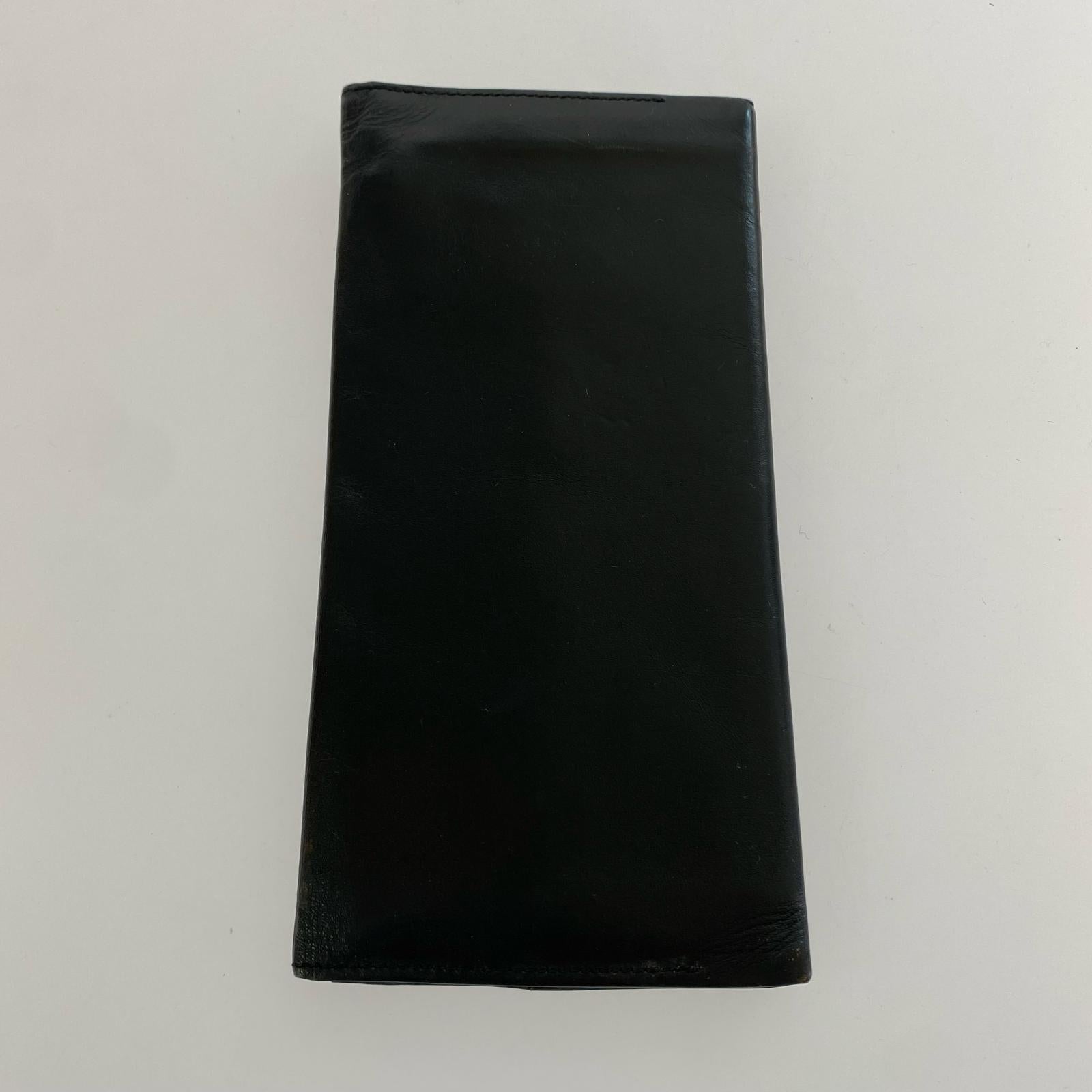 長財布 レザー二つ折り長財布 黒 ブラック