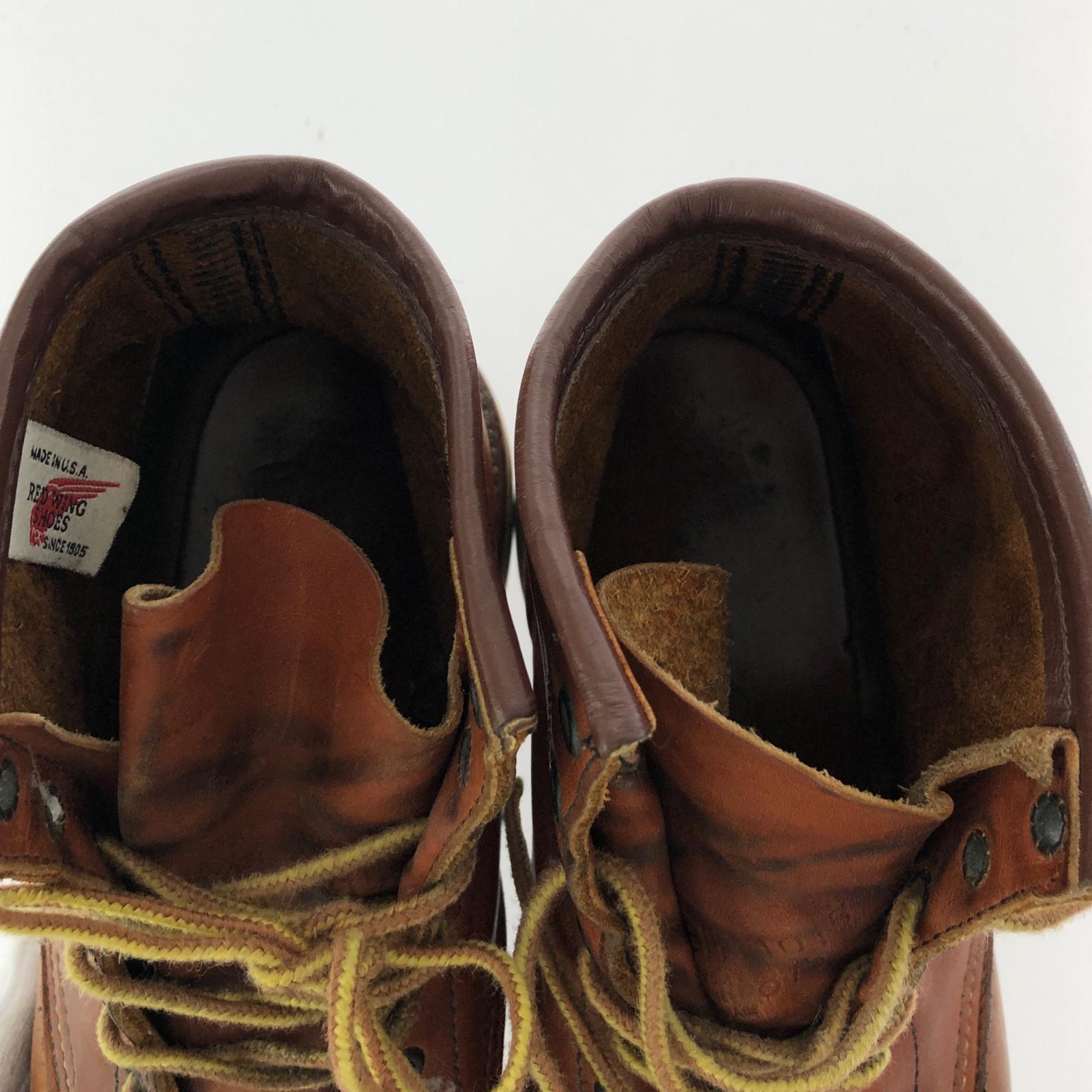 ブーツ RED WING 6' CLASSIC MOC 875 モックトゥブーツ 8 ブラウン ブラウン