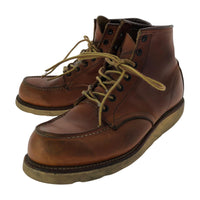 ブーツ RED WING 6' CLASSIC MOC 875 モックトゥブーツ 8 ブラウン ブラウン