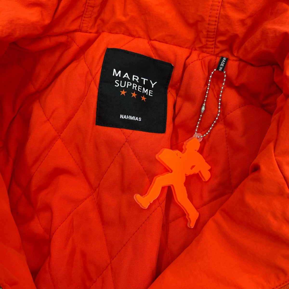 ジャケット NAHMIAS X Marty Supreme A24 Classic Warm Up Jacket M オレンジ M オレンジ