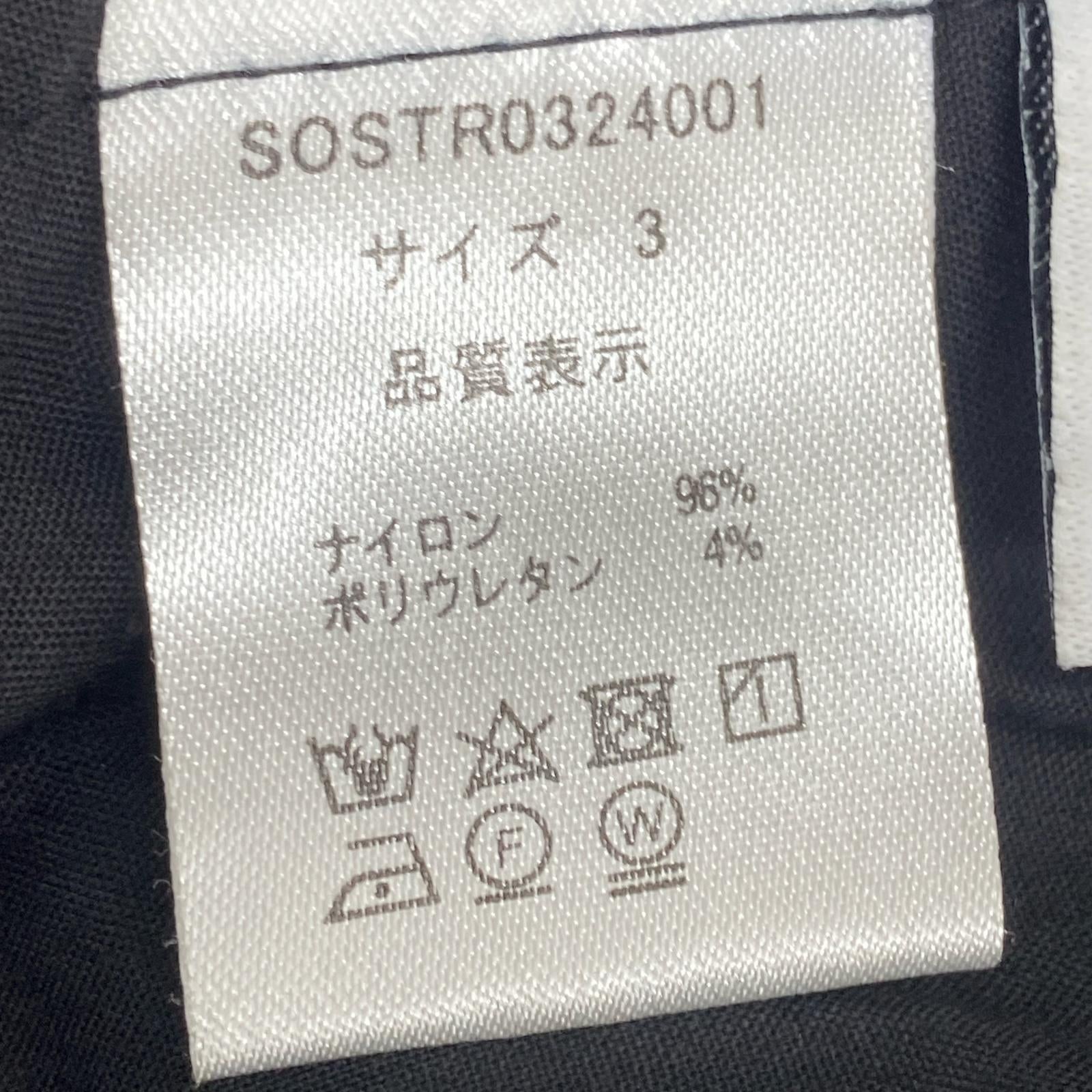 パンツ soerte カーゴパンツ ブラック 3 ブラック