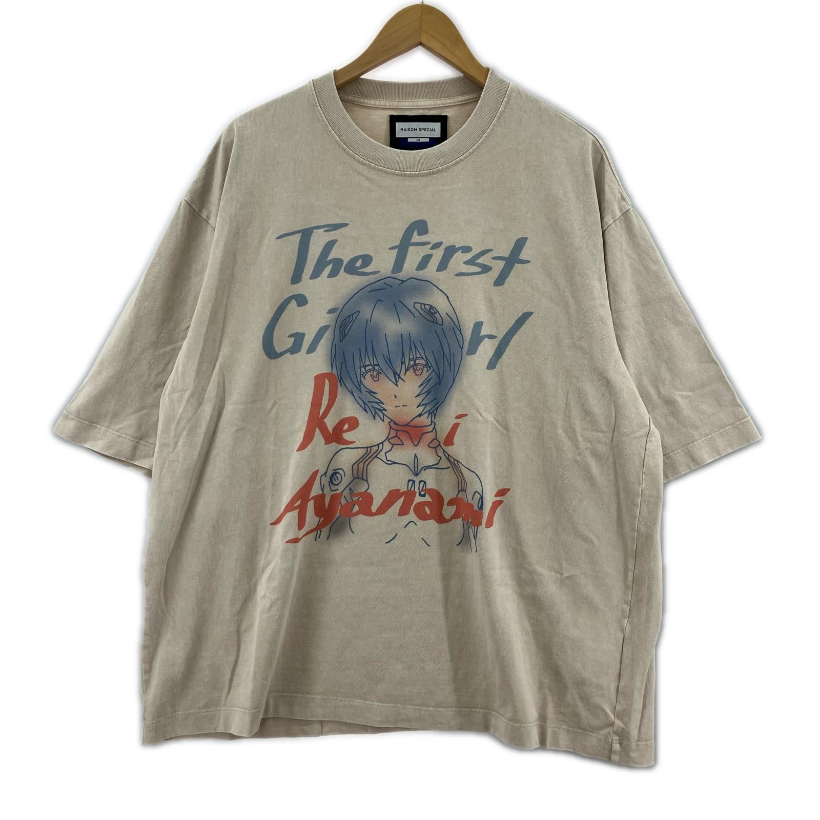 半袖Tシャツ エヴァンゲリオン ベージュ ベージュ