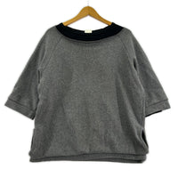 ニット Layered Knit 灰 黒 (3) グレー