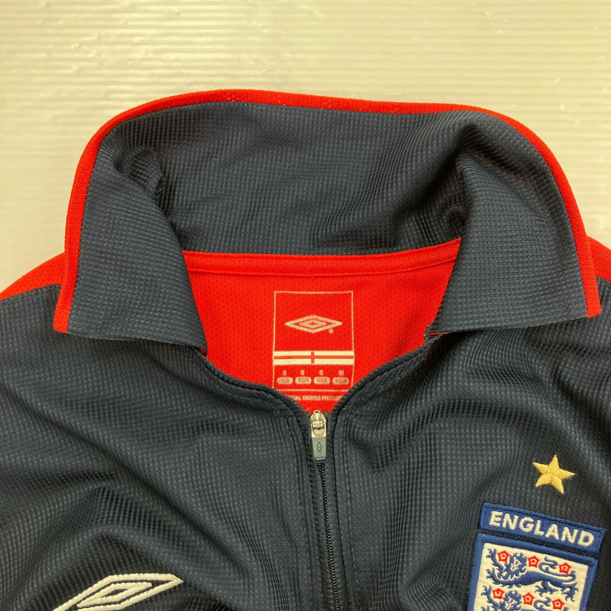 半袖Tシャツ イングランド代表 ハーフジップ M