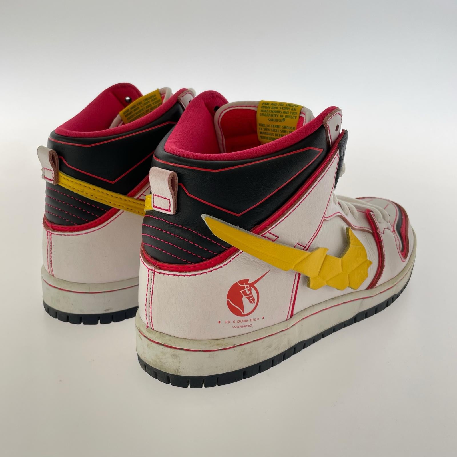 スニーカー ×Gundam Dunk High Pro QS Unicorn RX-0 27cm (US9 UK8 1/2 EU44) ホワイト