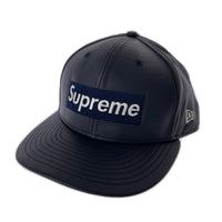 キャップ ×NEW ERA Leather Box Logo Cap