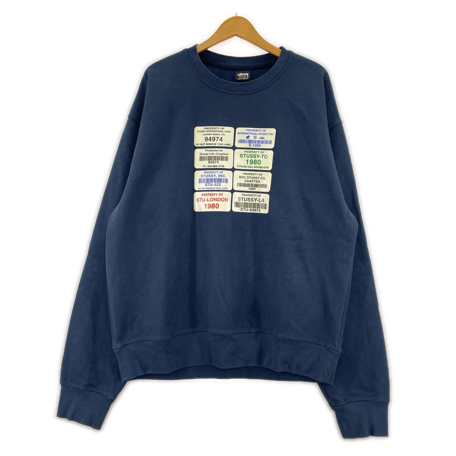 スウェット Codes Crew 紺 XXL ブラック