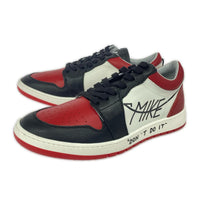 スニーカー MIKE01 BLACK & RED 028 SIZE40 40
