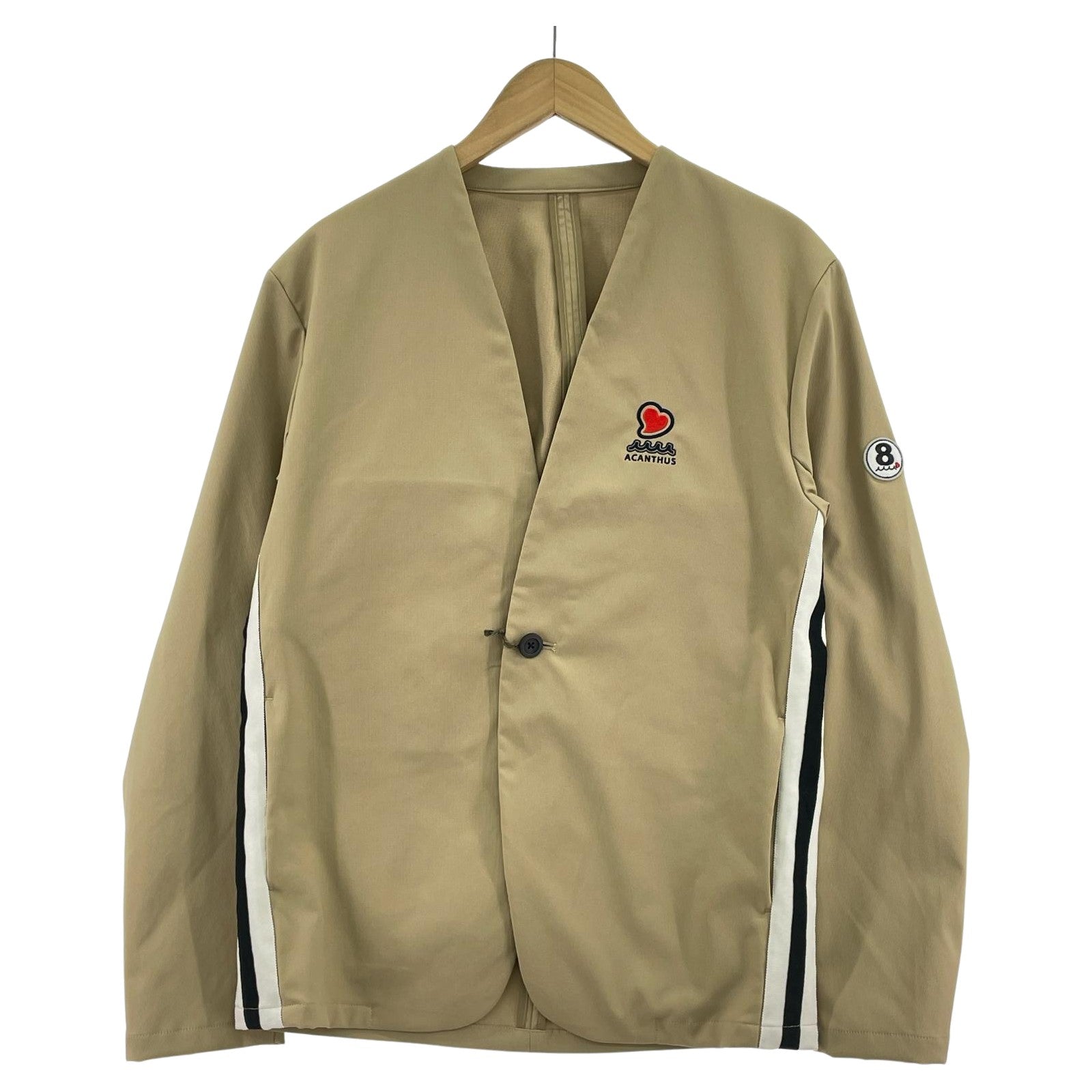 テーラードジャケット × muta MARINE Sweet Tailored JKT ベージュ M ベージュ