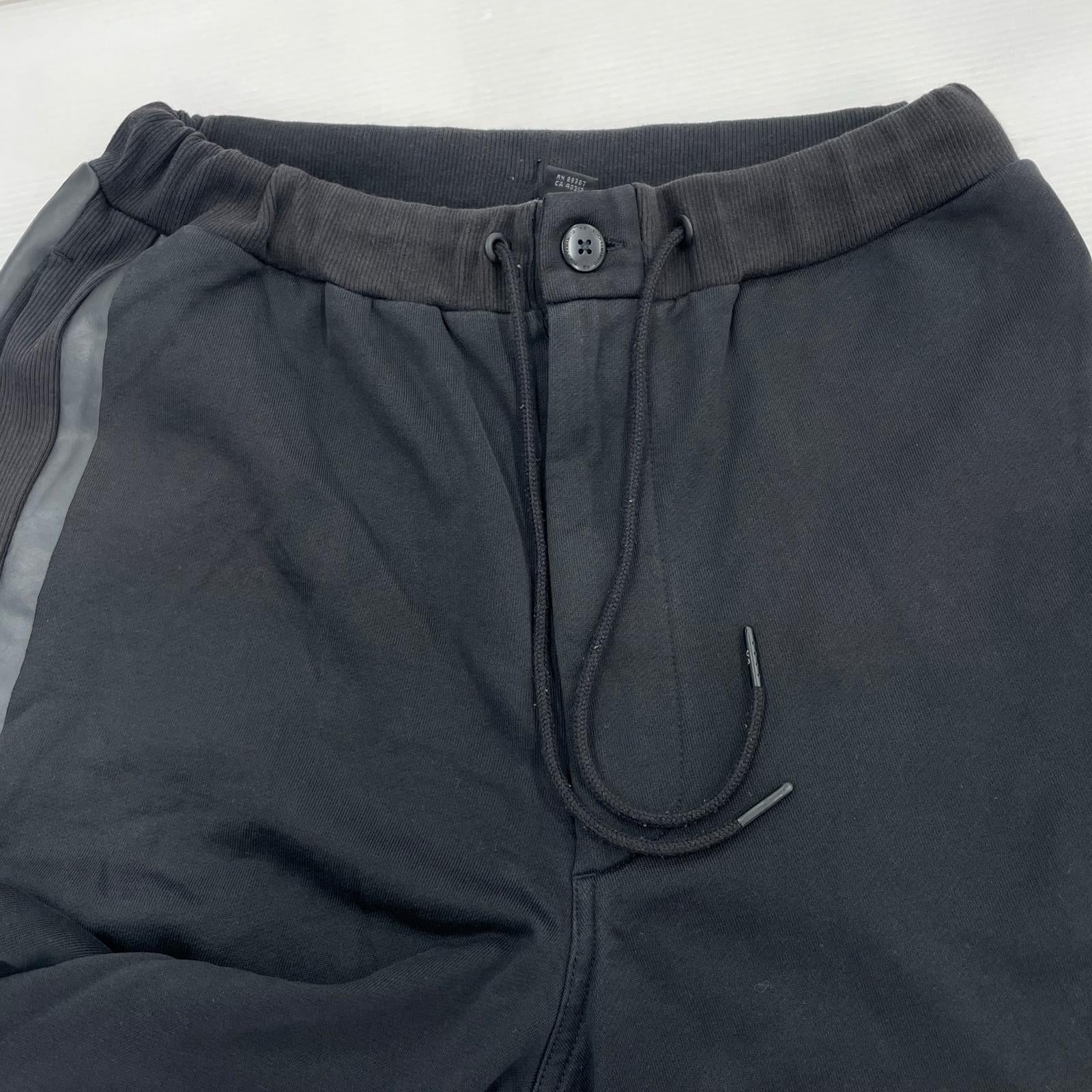 パンツ stripes RIB PANTS 黒 ブラック