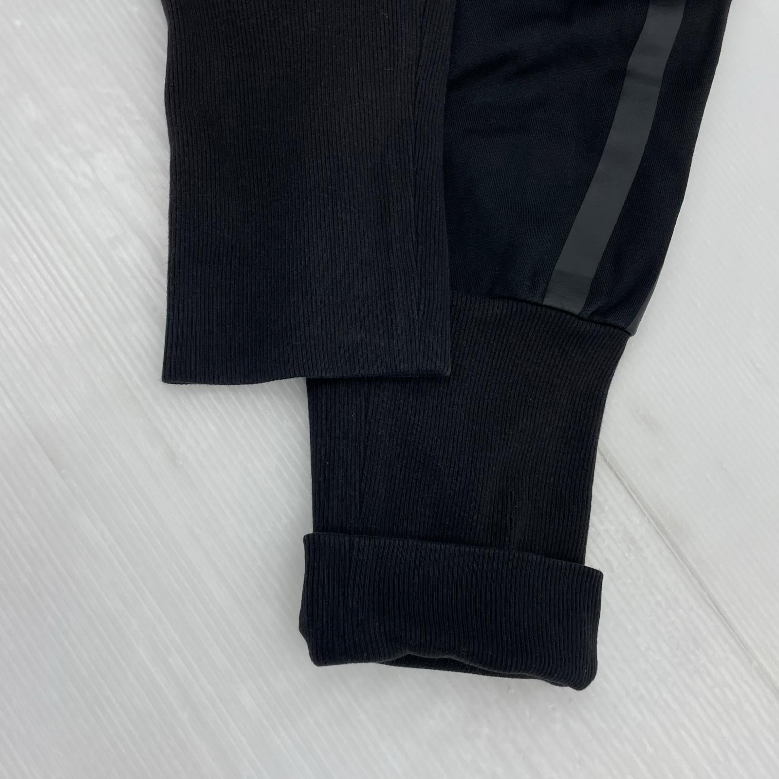 パンツ stripes RIB PANTS 黒 ブラック