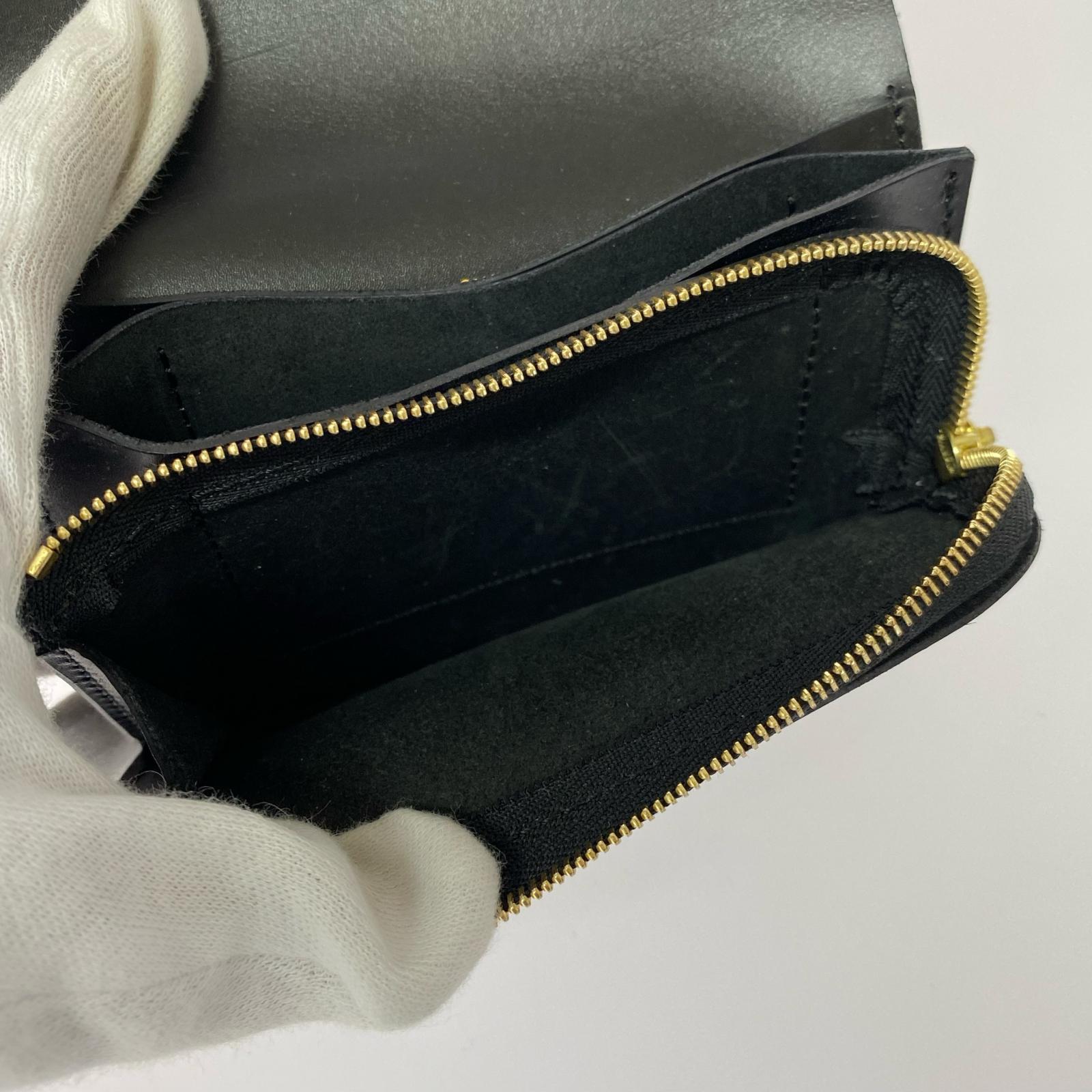 コンパクトウォレット forme Short wallet flp-26 黒 ブラック