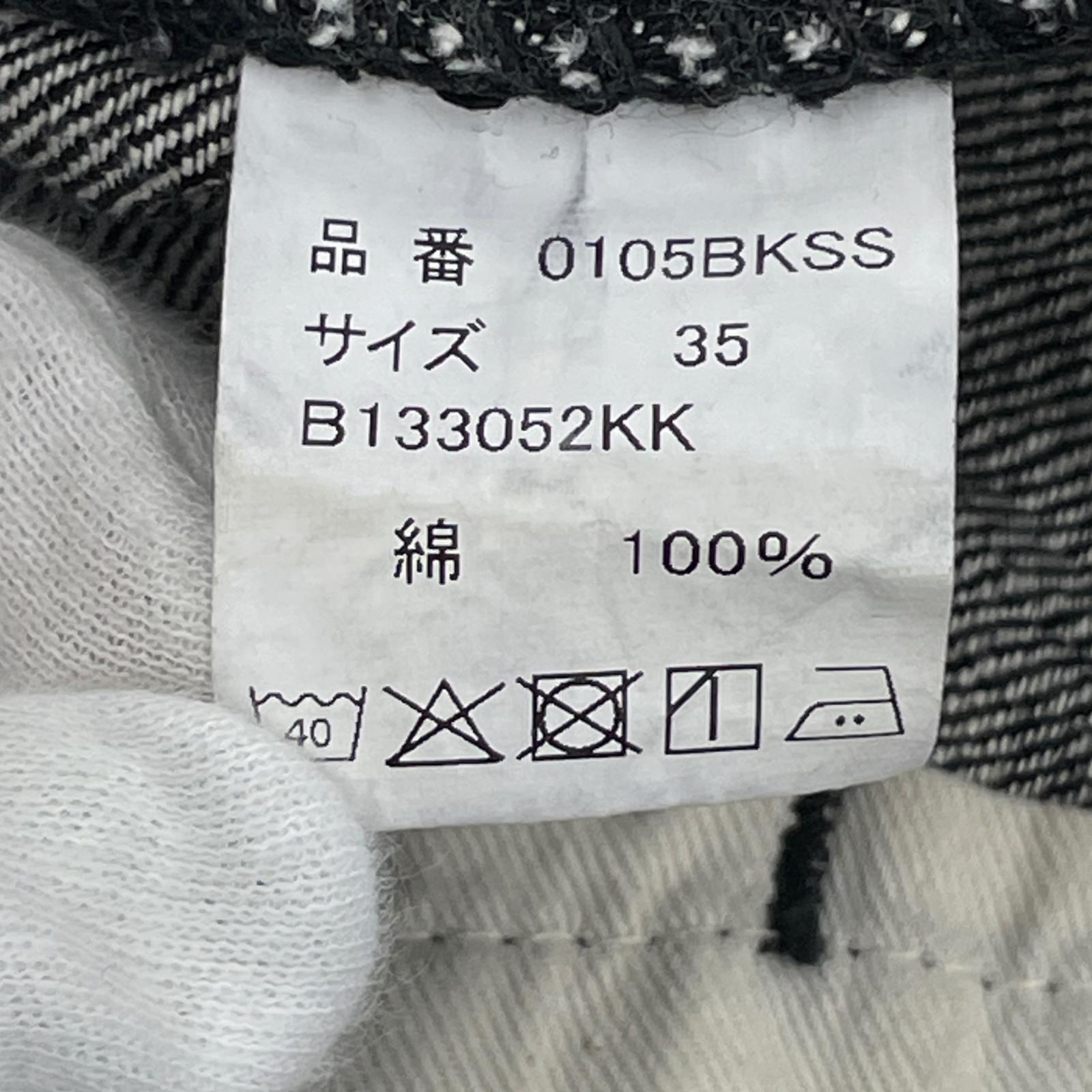 デニムパンツ FULLCOUNT 0105BKSS Wide Black Selvedge Denim 35 ブラック