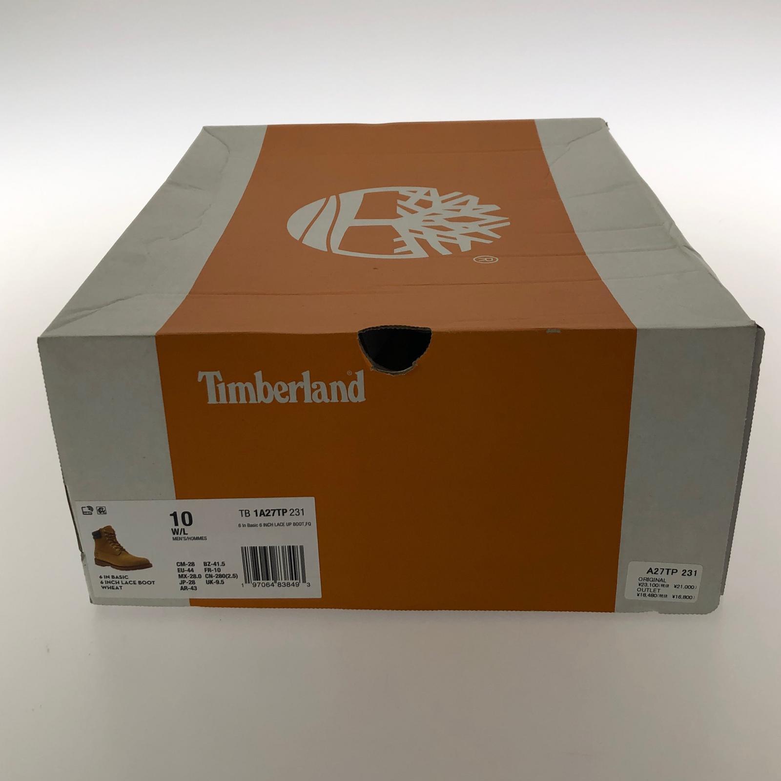 ブーツ Timberland 6インチ ウォーター レジスタントブーツ 28㎝ キャメル