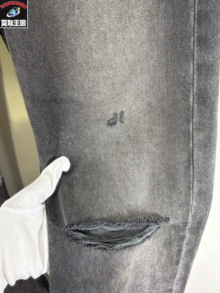 デニムパンツ 25ss/Damage Boots Cut Jeans