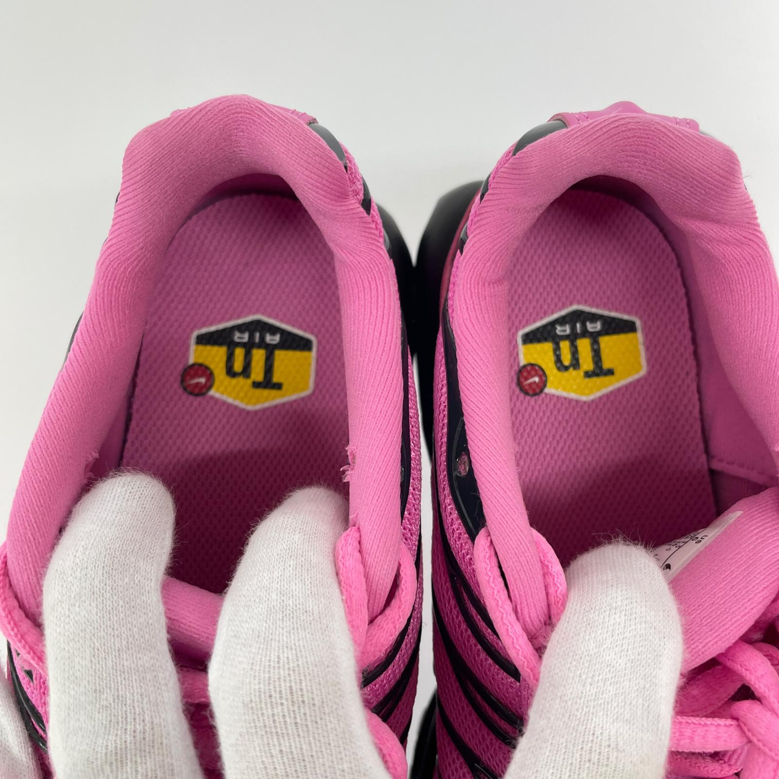 スニーカー AIR MAX PLUS BLACK PINK 23 23cm (US5 UK4 1/2 EU36) ピンク