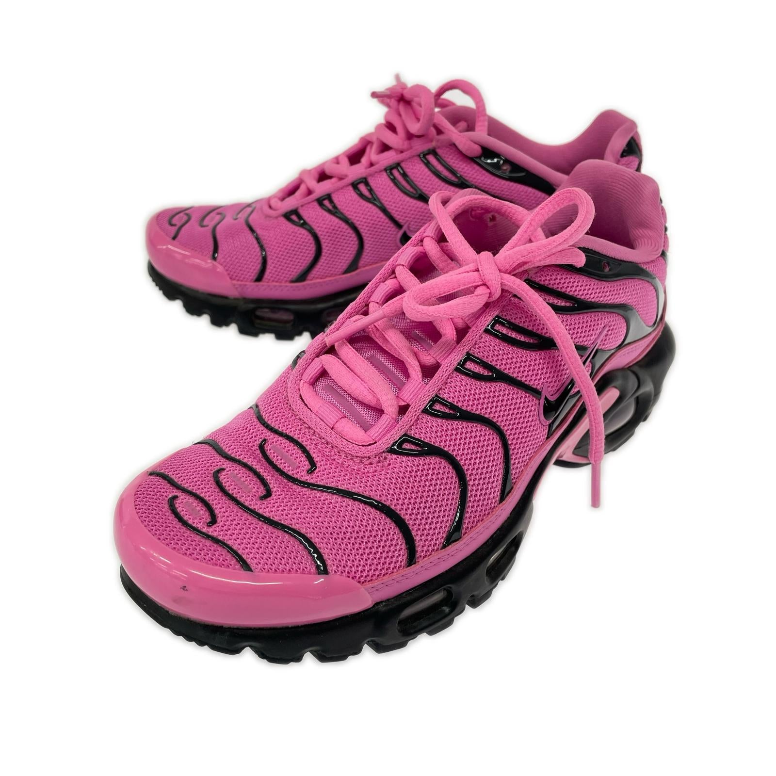 スニーカー AIR MAX PLUS BLACK PINK 23 23cm (US5 UK4 1/2 EU36) ピンク