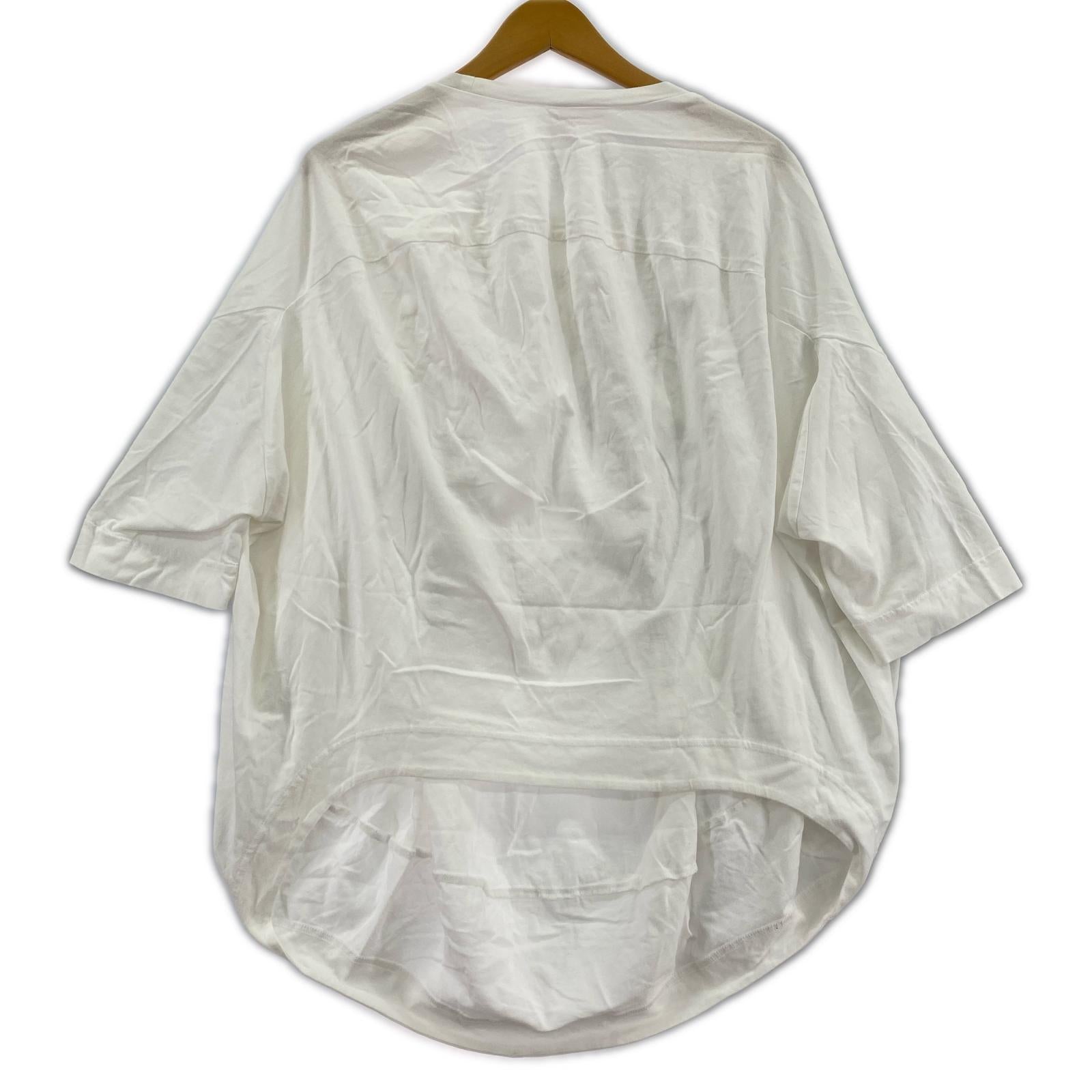 半袖Tシャツ 花柄 白 (2) 2 ホワイト