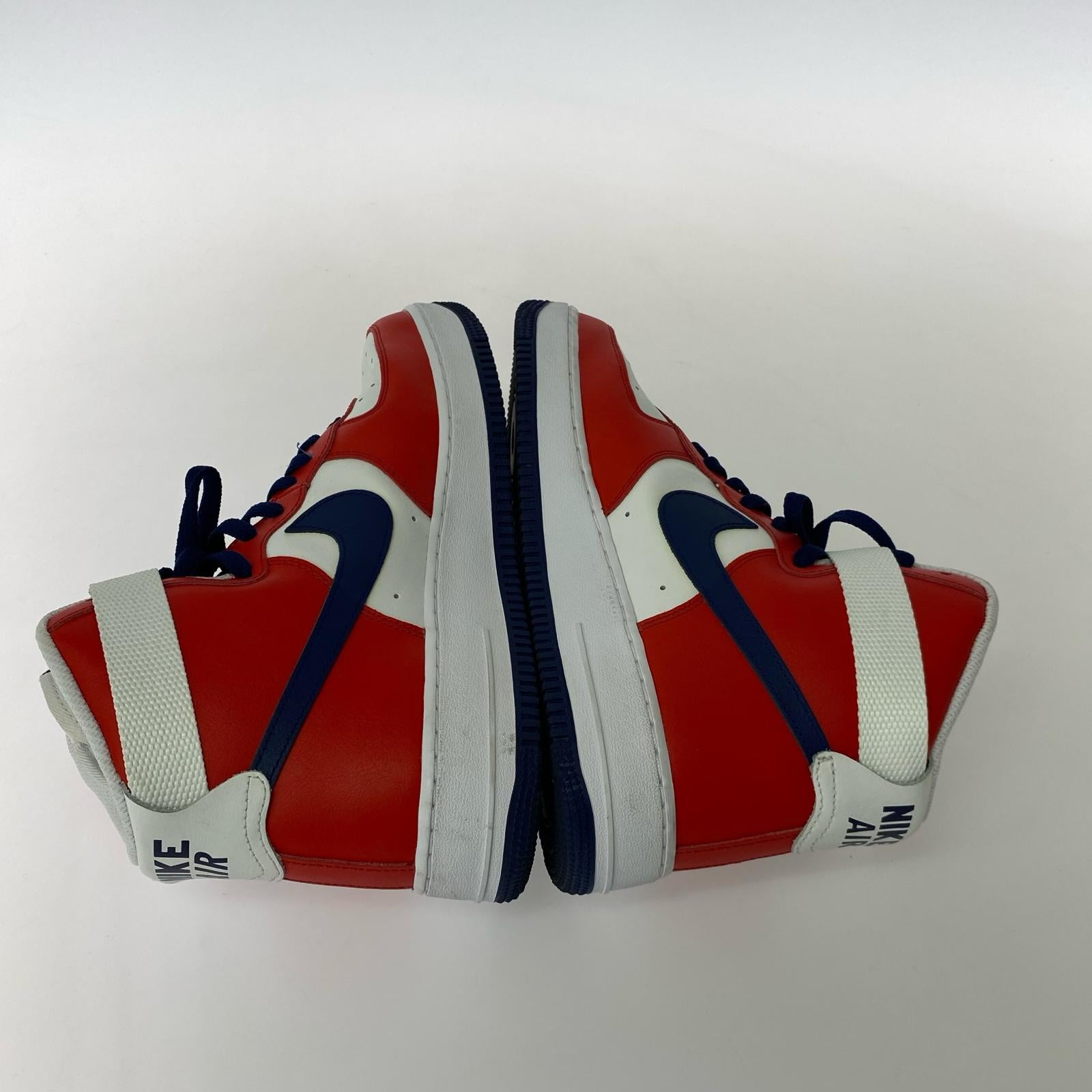 スニーカー NIKE AIR FORCE1 AQ3771-994 白×赤 (27.5) 27.5cm (US9 1/2 UK9 EU45)