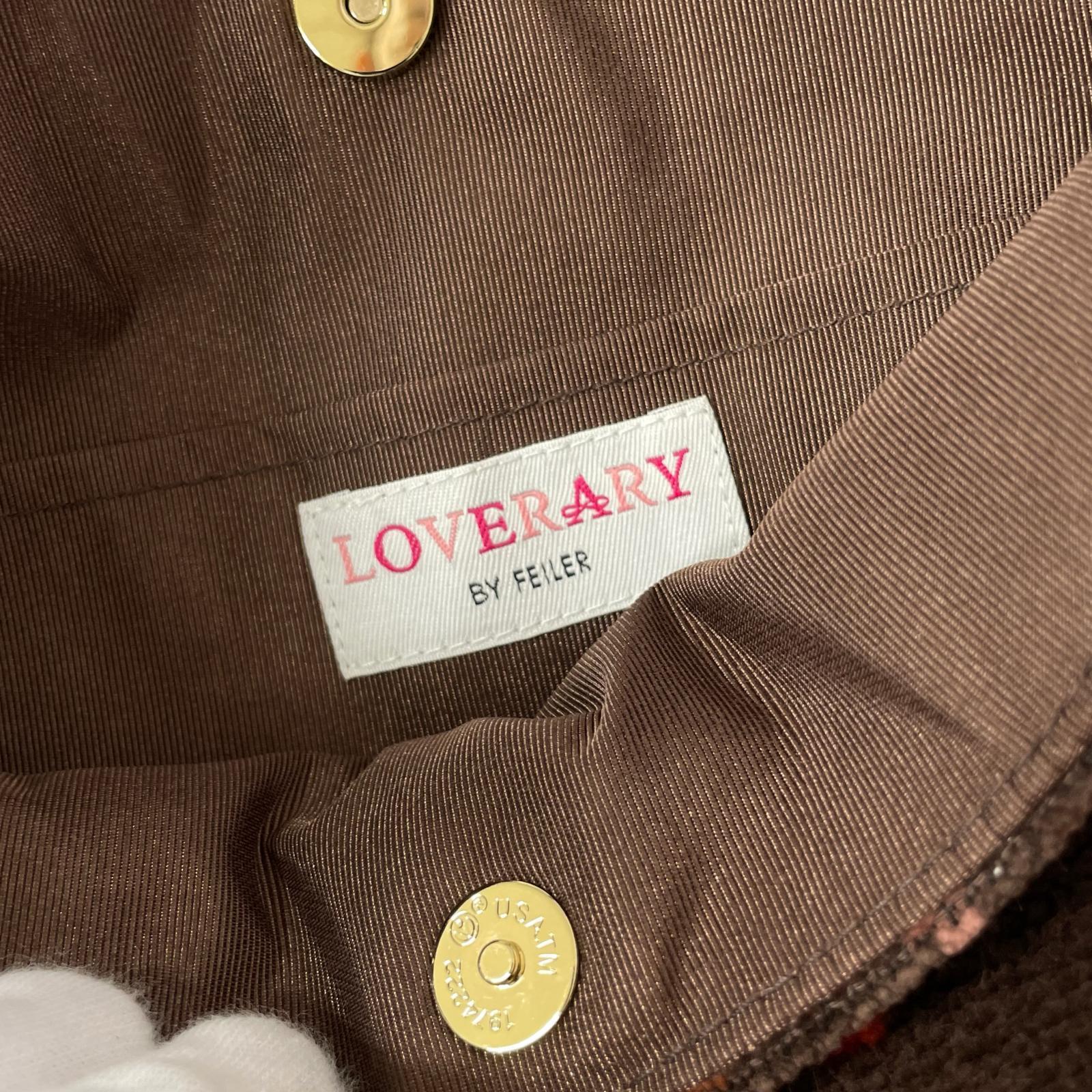 トートバッグ LOVERARY BY FEILER ブラウン