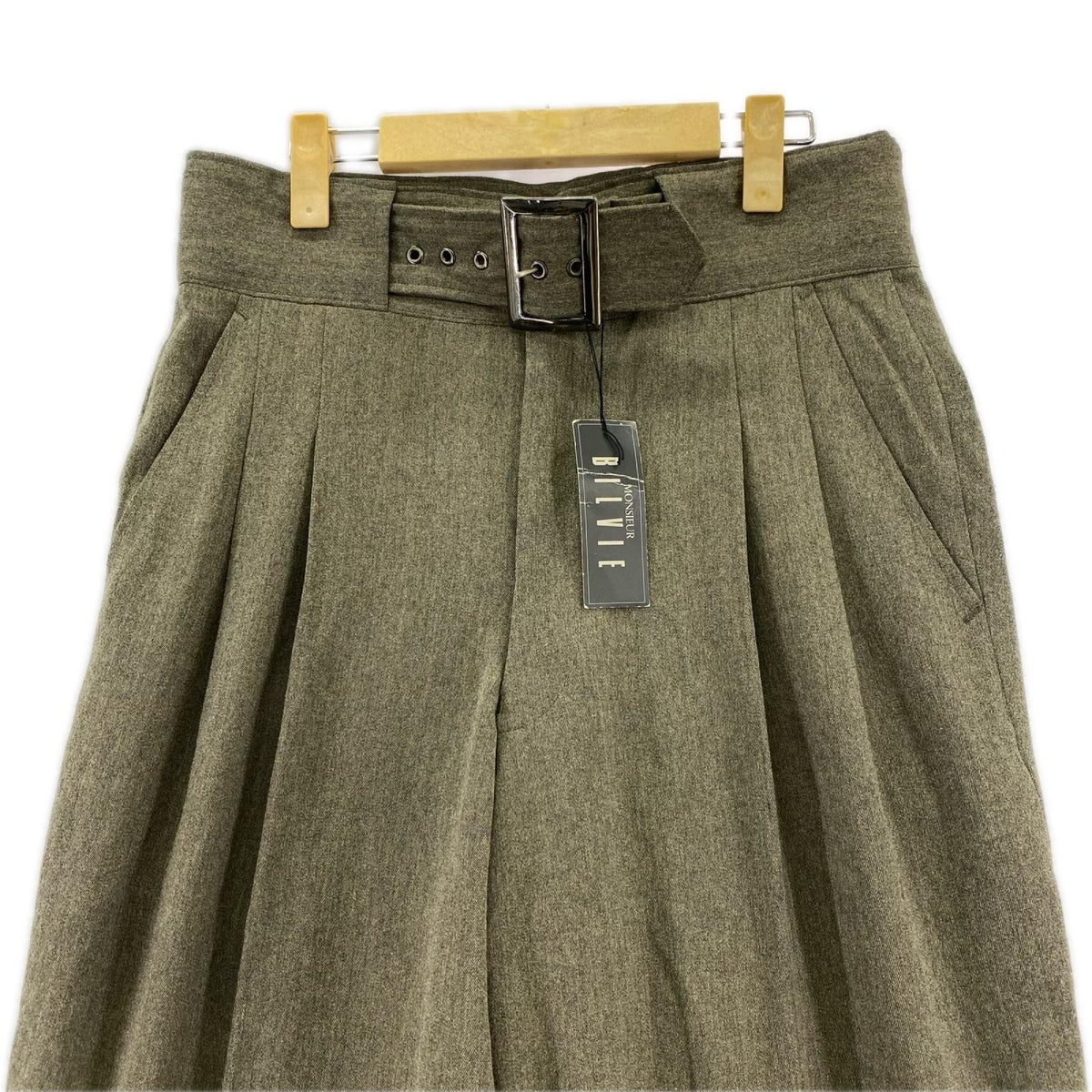 パンツ BILVIE 2タックスラックス (L) L グリーン