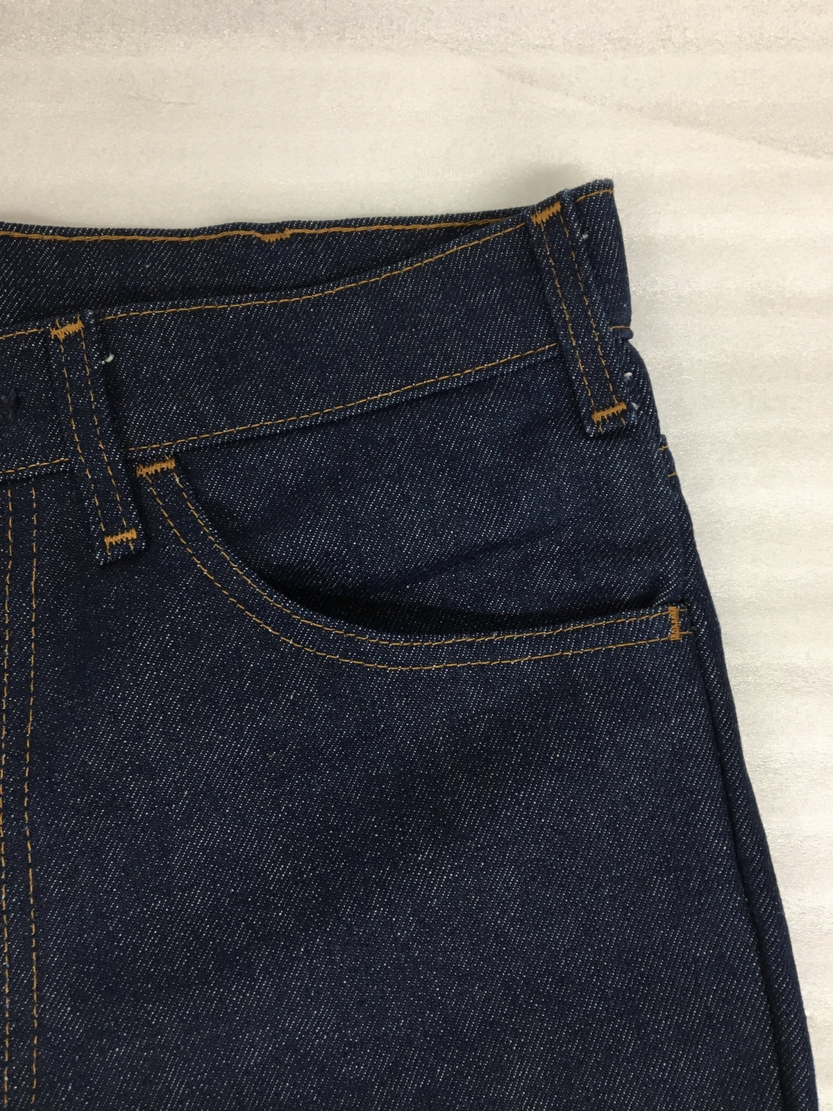 デニムパンツ 70s 646-0217 30×34 デッドストック フラッシャー付き