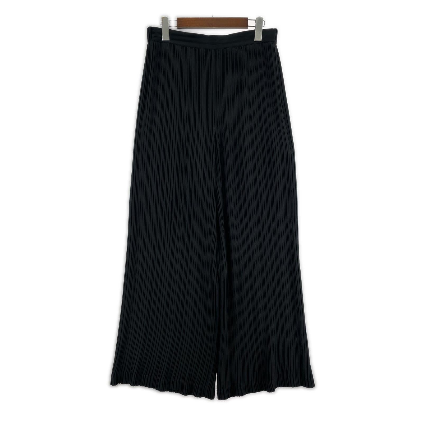 パンツ プリーツパンツ BLK S ブラック