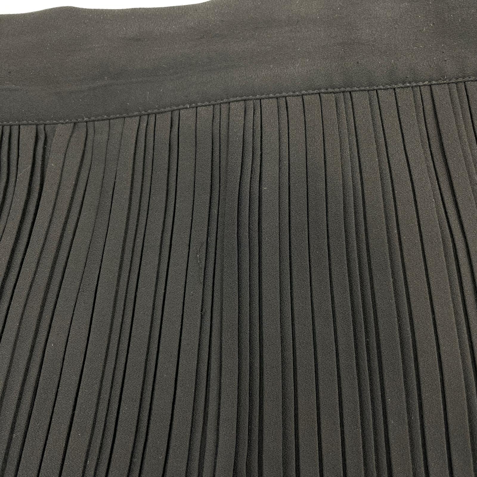 パンツ プリーツパンツ BLK S ブラック