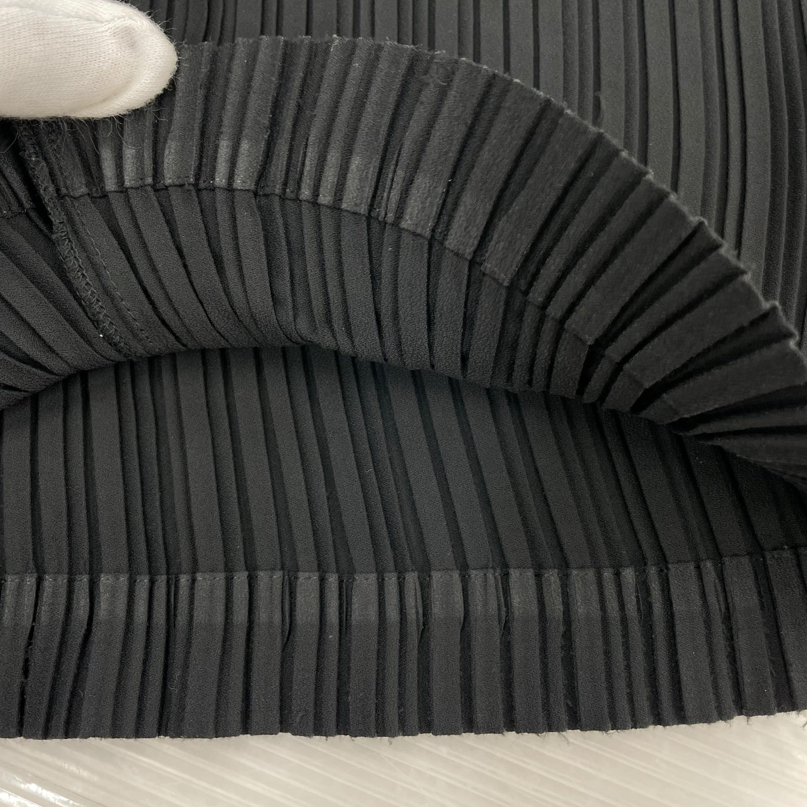 パンツ プリーツパンツ BLK S ブラック