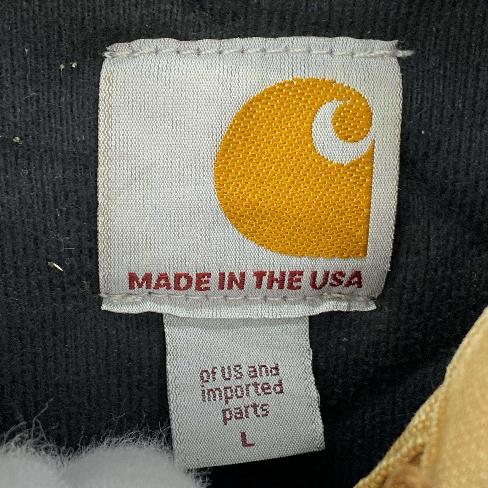 ジャケット USA製 企業ロゴ アクティブジャケット L ブラウン